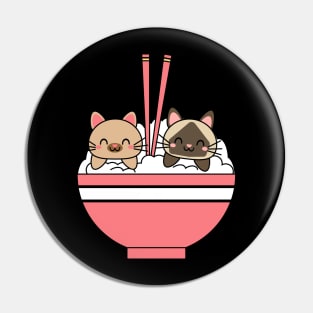 Sushi Cats In Rice Pin