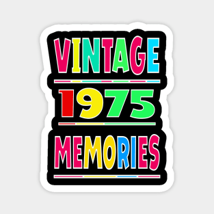 Vintage 1975 memories Magnet