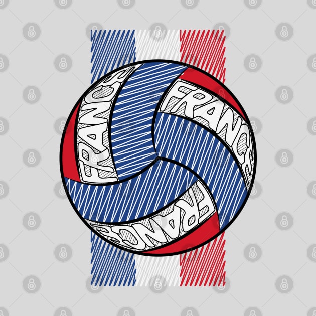 Volleyball France by Designoholic