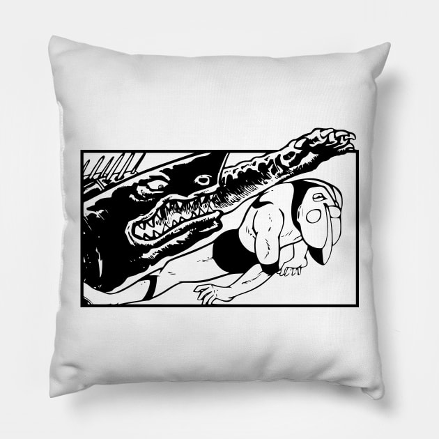 Yamaton Vs. Ultraman Pillow by retroworldkorea