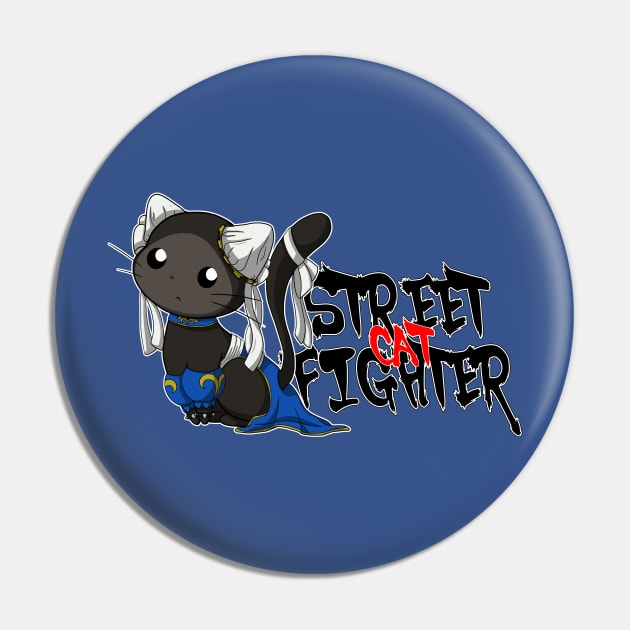 Street Cat Fighter Chun Li Pin by SkittyAnimates