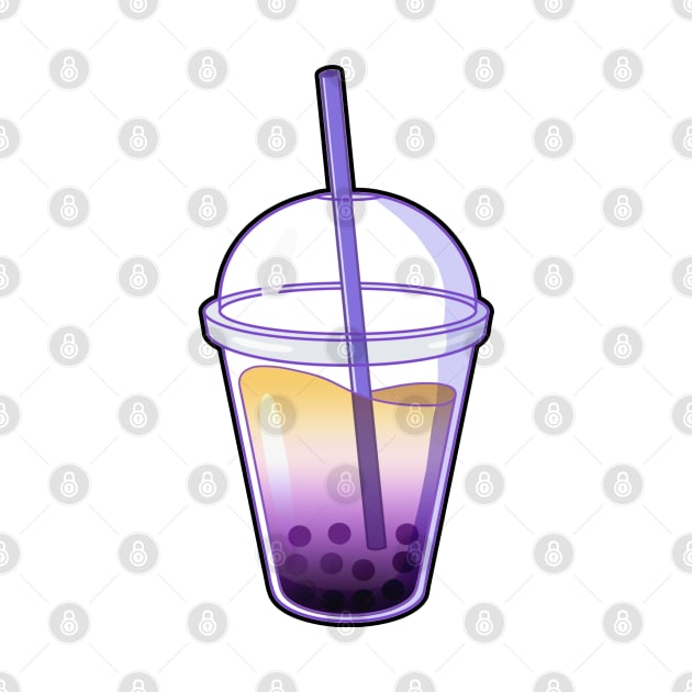 Non-binary Flag Bubble Tea by leoleon