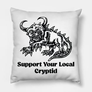 Hodag support your local cryptid - hodag Pillow