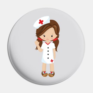 Nurse, Medicine, Doctor, Cute Girl, Brown Hair Pin