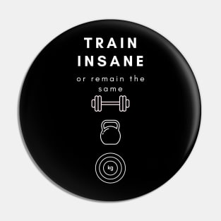 Train Insane Or Remain The Same Pin