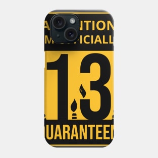 13th Birthday Officially a Quaranteen 13 Years Old Phone Case