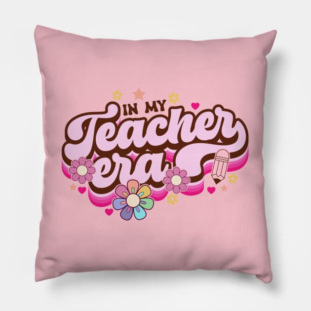 In my teacher era Pillow by Zedeldesign