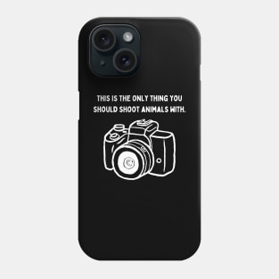 Shoot with a camera Phone Case