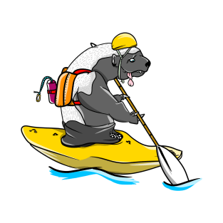 Honey badger in a kayak T-Shirt