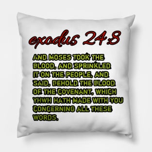 Exodus 24:8 Pillow