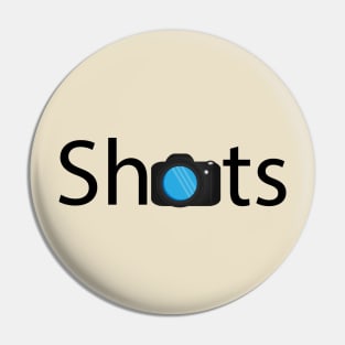 Shots text design Pin