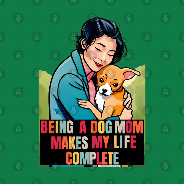 cheeky bb, corgi, dog, cartoon, being a mom makes my life complete, being a dog mom makes my life complete, dog mom, mothers day, puppy, dog lover, corgi lover, pembroke welsh corgi, welsh corgi, corgi mom by Cheeky BB