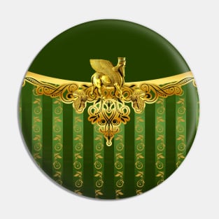 Golden Lamassu Pin