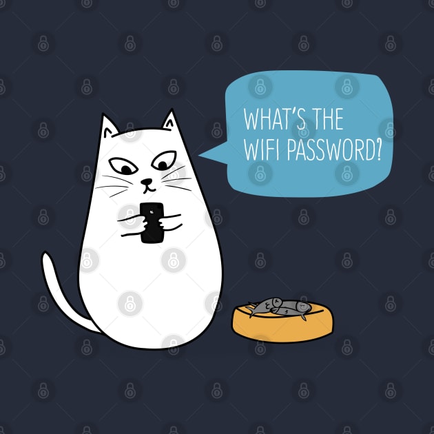 Wifi Cat by cartoonbeing