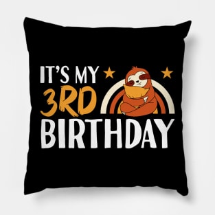 It's My 3rd Birthday Pillow