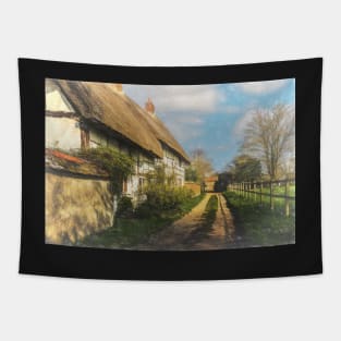 Thatched Cottages In Blewbury Tapestry