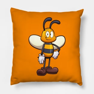 Friendly Cute Cartoon Bee Pillow