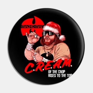 cream santa macho man xmas Pin