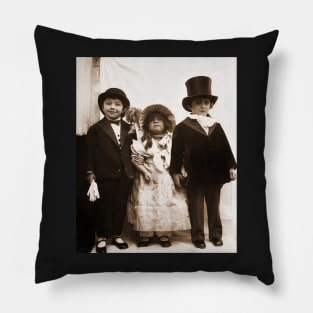 Vintage Children's Art-Available As Art Prints-Mugs,Cases,Duvets,T Shirts,Stickers,etc Pillow