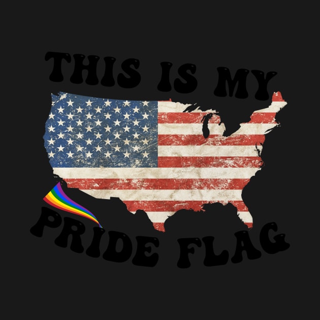 United in Pride and Patriotism: This Is My Pride Flag for 4th of July by theworthyquote