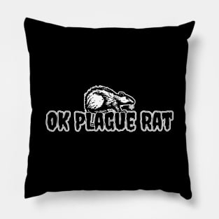 OK Plague Rat Lone Rat Pillow