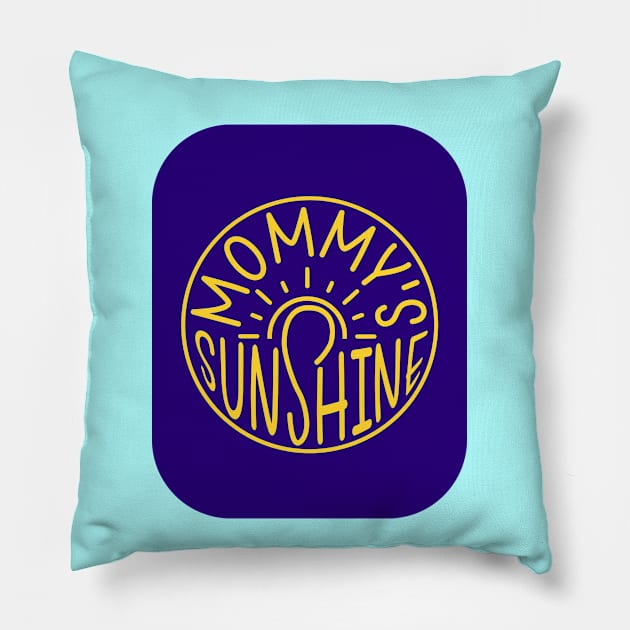 Mommy's Sunshine | Cute Kids Pillow by KidsKingdom