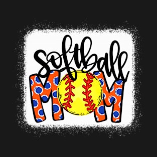 Softball Mom Mother's Day Christmas T-Shirt