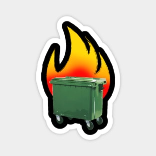 burning container Magnet