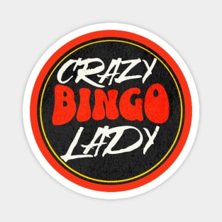 Bingo lady Retro Magnet