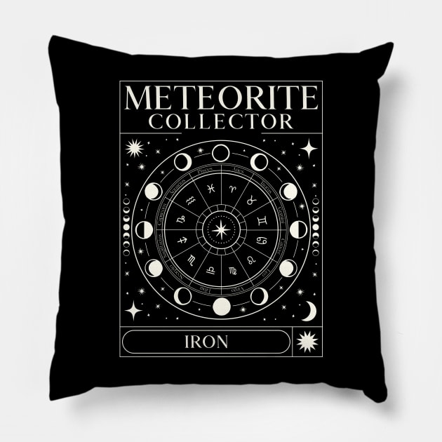 Meteorite Collector Iron Meteorite Meteorite Pillow by Meteorite Factory