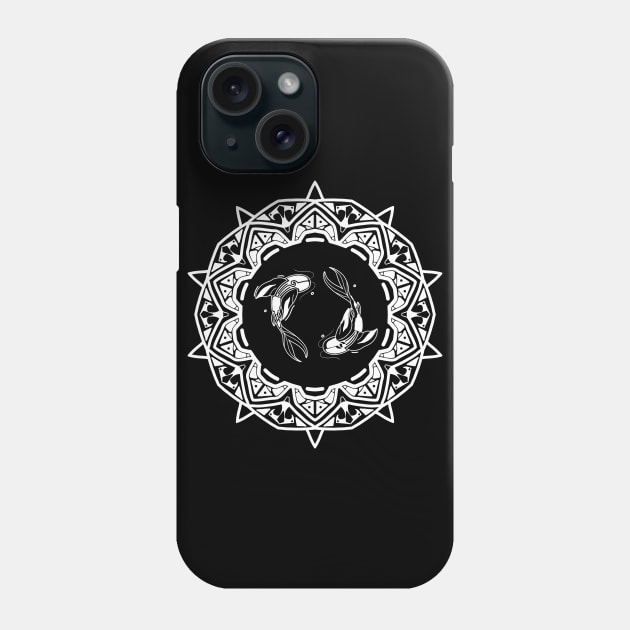 Pisces zodiac design Phone Case by JustDoodle