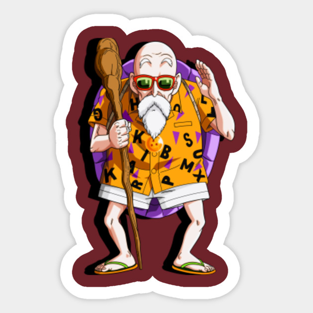 Master Roshi Dragon Ball Z Master Roshi Dragon Ball Z Sticker
