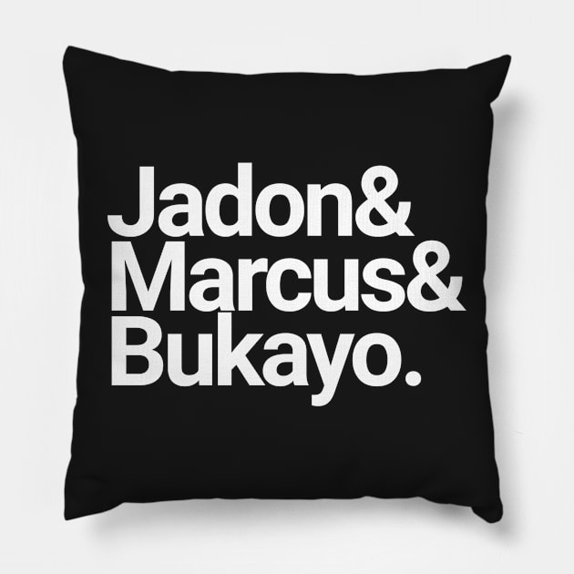 Jadon, Marcus, Bukayo Pillow by ShinyTeegift