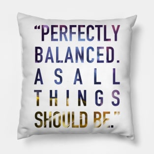 Perfectly Balanced Pillow