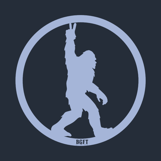 Bigfoot Peace Sign by JohnnyBoyOutfitters