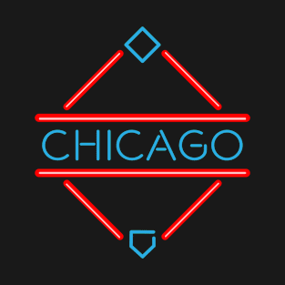 Chicago C's Neon Diamond T-Shirt