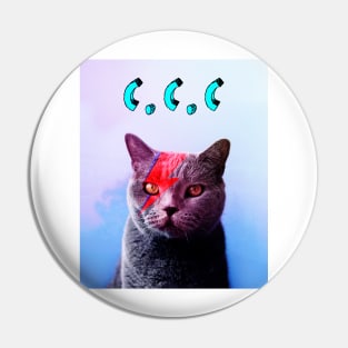 cat bowie cat cat club Pin