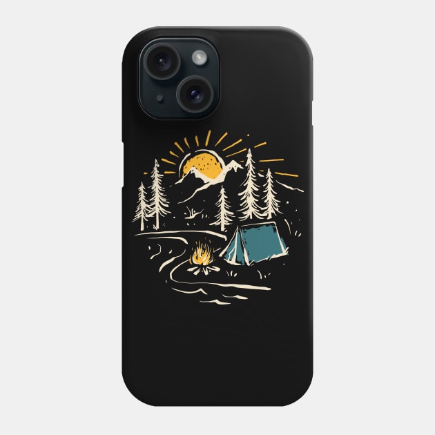 Camp Phone Case by quilimo