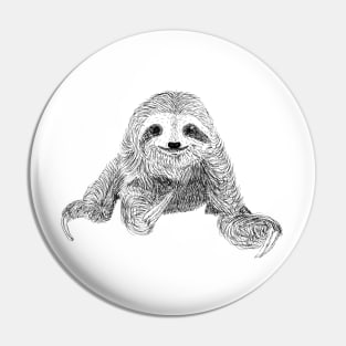 Brown-throated Sloth Pin