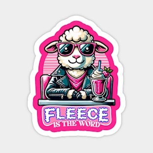 Fleece is the Word Magnet