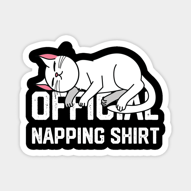 official napping shirt Magnet by spantshirt