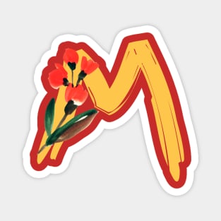 Initial letter M Magnet