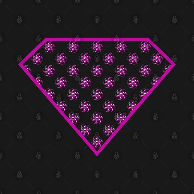 Yin Yang Diamond Design - Pink Color with a Ball Effect Pattern by The Black Panther