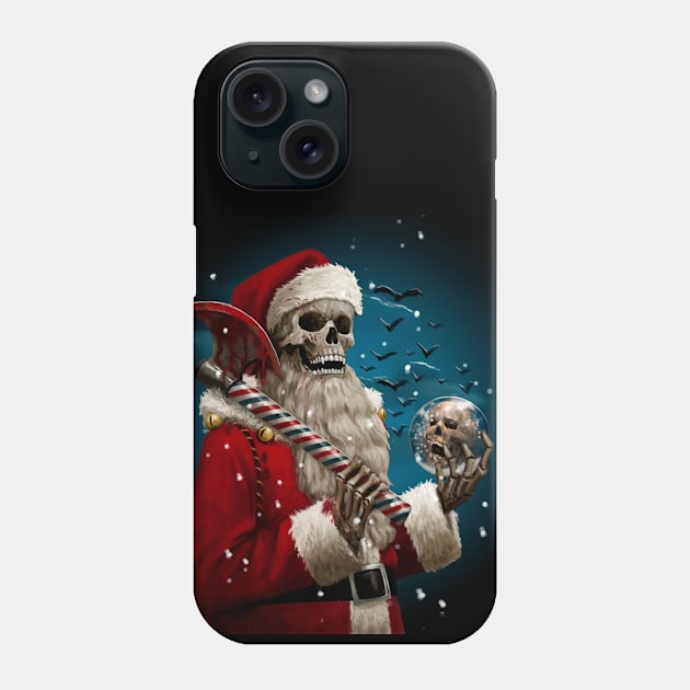 Skele Claus - Menace of Christmas Phone Case by Mystik Media LLC