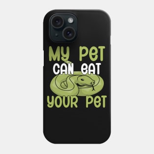 My pet can eat your pet Phone Case
