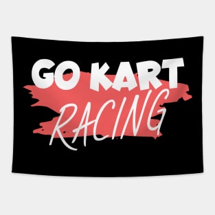 Go kart racing Tapestry