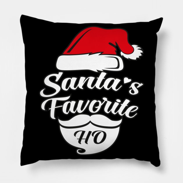 Santas Favorite Ho Pillow by MZeeDesigns