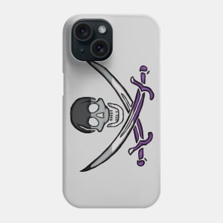 Asexual Pirate Pride Phone Case