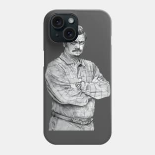 Ron F-ing Swanson Phone Case