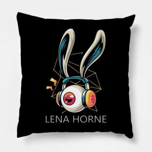 Listening Lena Horne Pillow